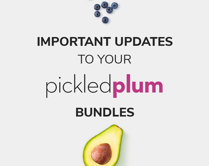 Updates to Your Pickled Plum Recipe Bundles