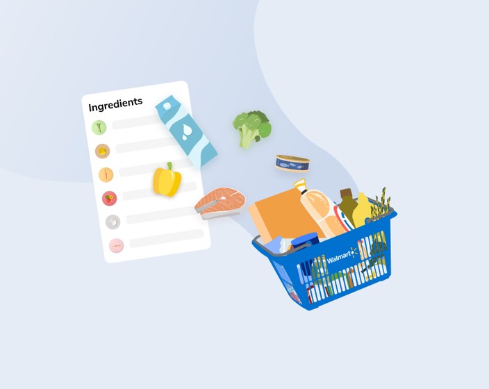 How to Shop Recipes on SideChef with Walmart