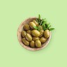 Cracked Green Olives