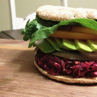 Beet Veggie Burger Recipe | SideChef