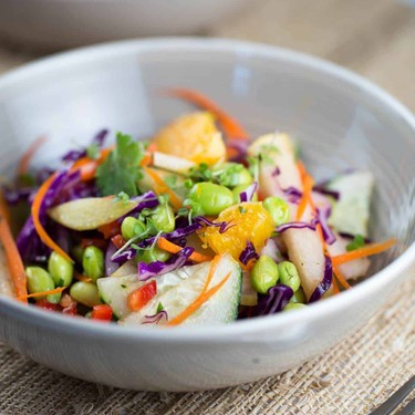 Asian Pear Salad with Orange Ginger Dressing Recipe | SideChef