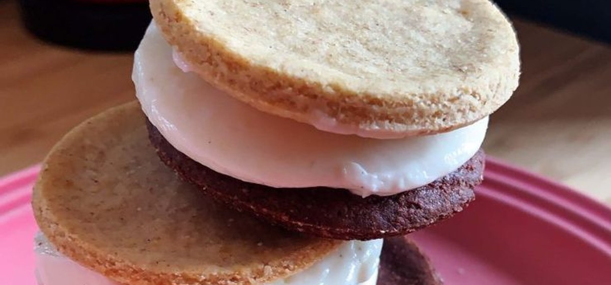 Healthy Frozen Yogurt Cookie Sandwiches Recipe | SideChef
