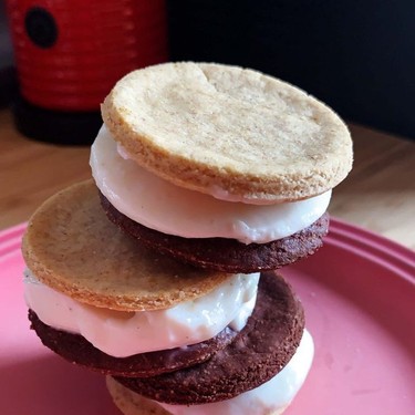 Healthy Frozen Yogurt Cookie Sandwiches Recipe | SideChef