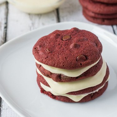 Red Velvet Chocolate Chip Cookies Recipe | SideChef