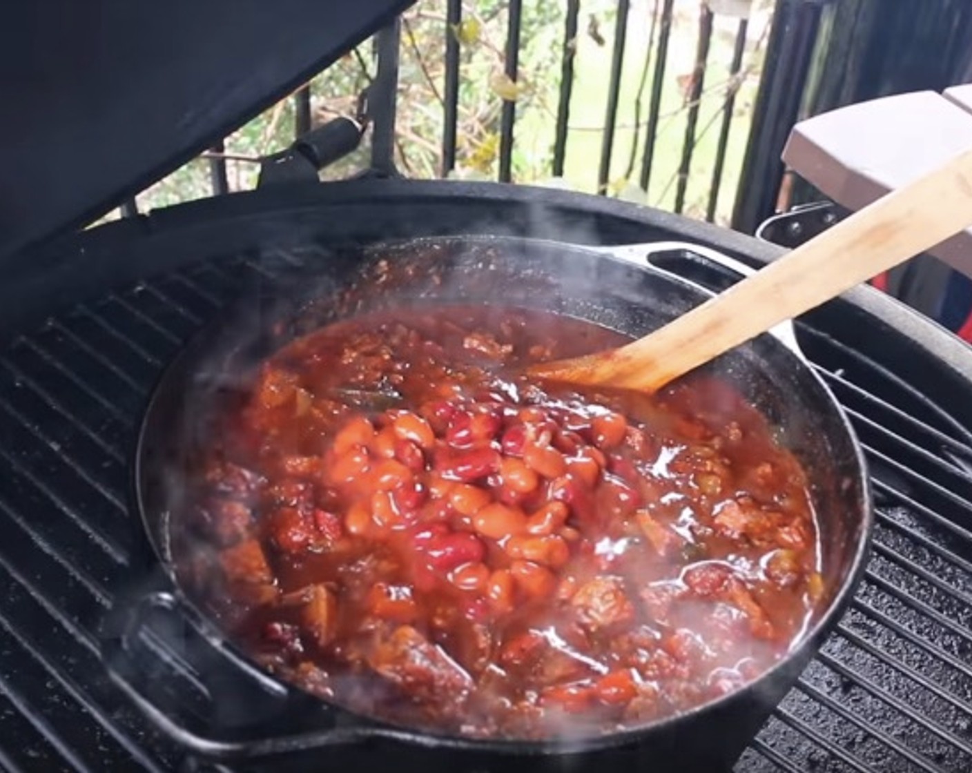 step 9 Add Chili Beans (1 2/3 cups), stir to combine and continue cooking for 1 additional hour.