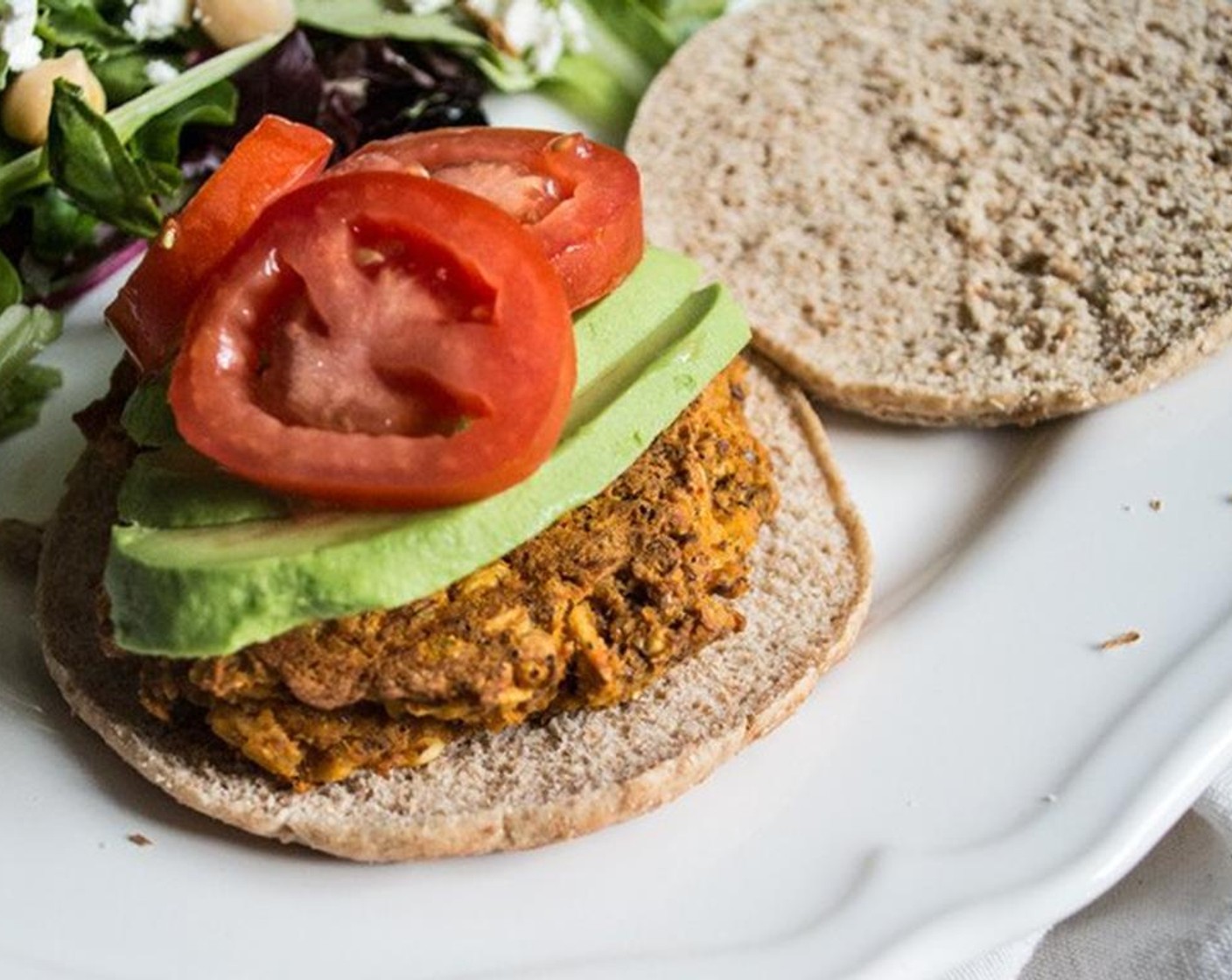 step 15 To serve, place patty on your choice of bread and top with Avocados (to taste), Tomatoes (to taste), Cheese (to taste), Fresh Spinach (to taste), or your favorite toppings.