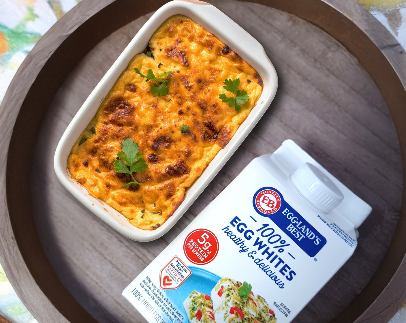 Easy Cheesy Personal Breakfast Casserole