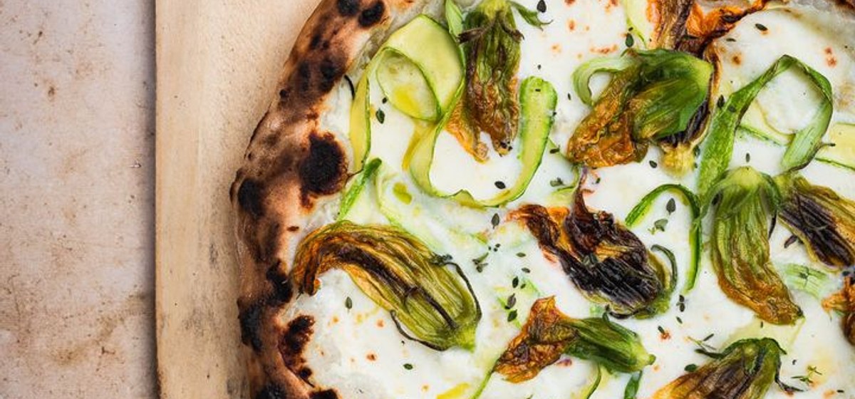 Centercut Squash Blossom Pizza Recipe | SideChef