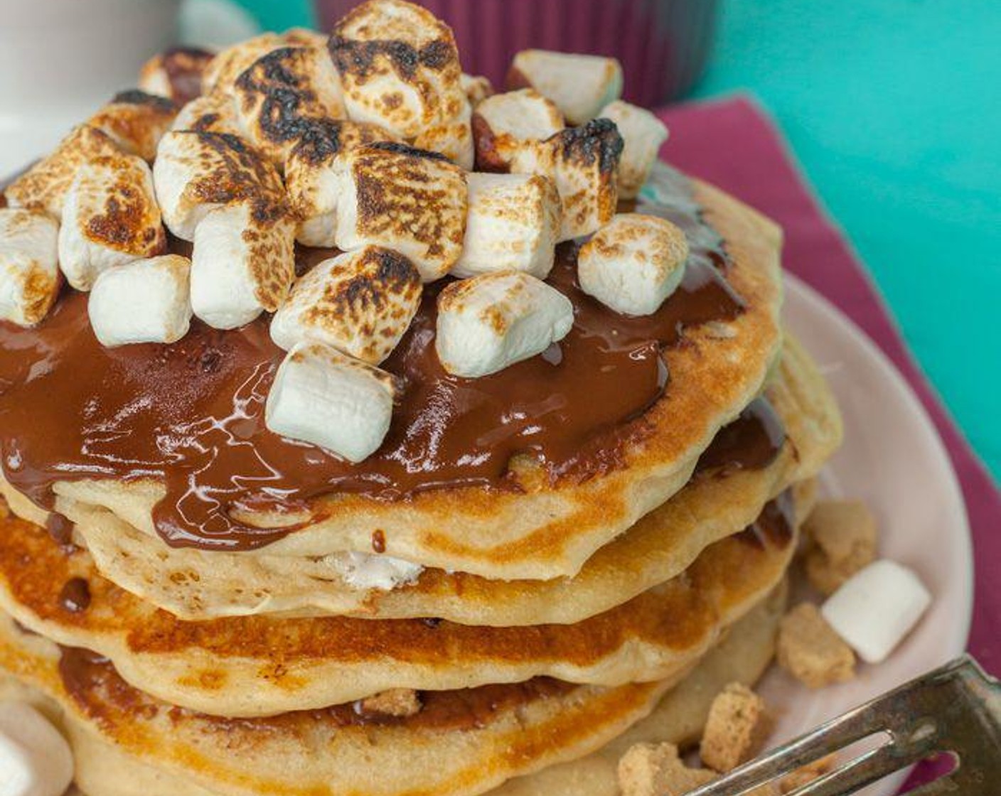 Vegan S'mores Pancake