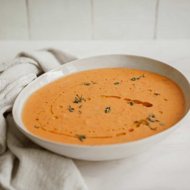 Sheet Pan Roasted Red Pepper and Tomato Soup Recipe | SideChef