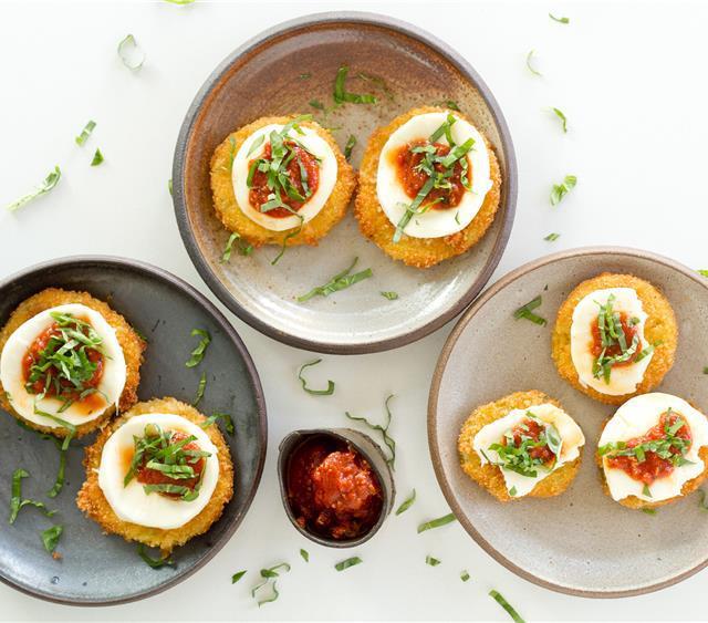 Fried Green Tomato Caprese Recipe | SideChef