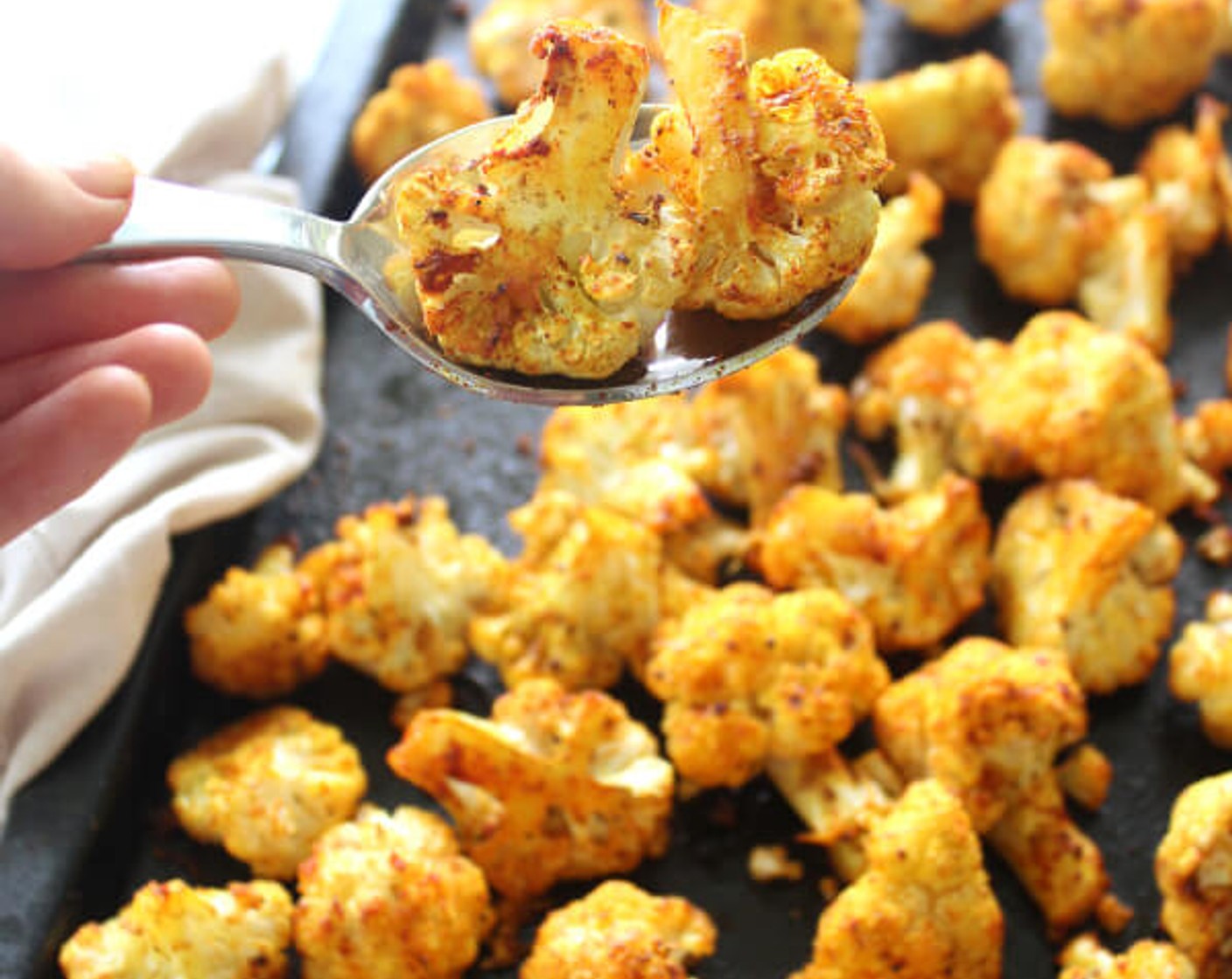 Golden Spice Roasted Cauliflower