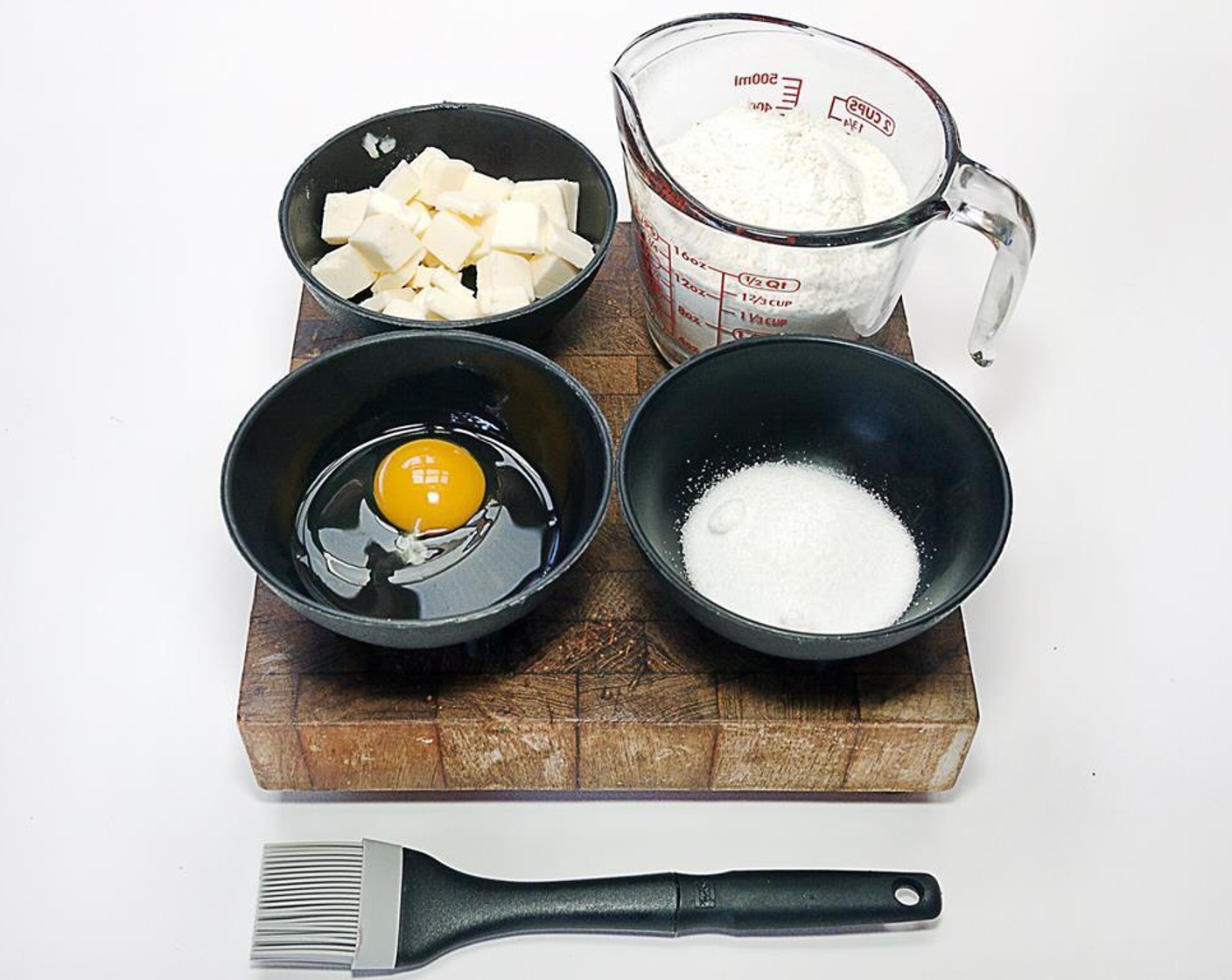 step 4 In a bowl, whisk the All-Purpose Flour (1 1/2 cups), Granulated Sugar (3 Tbsp), and Salt (1/4 tsp) together.