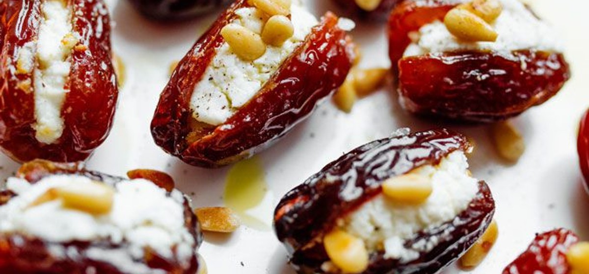 Roasted Goat Cheese Stuffed Dates Recipe SideChef