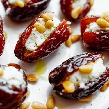 Roasted Goat Cheese Stuffed Dates Recipe | SideChef