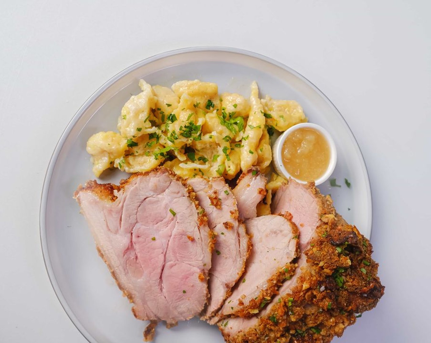 Pretzel-Crusted Roast Pork