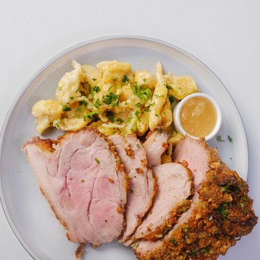 Pretzel-Crusted Roast Pork Recipe | SideChef