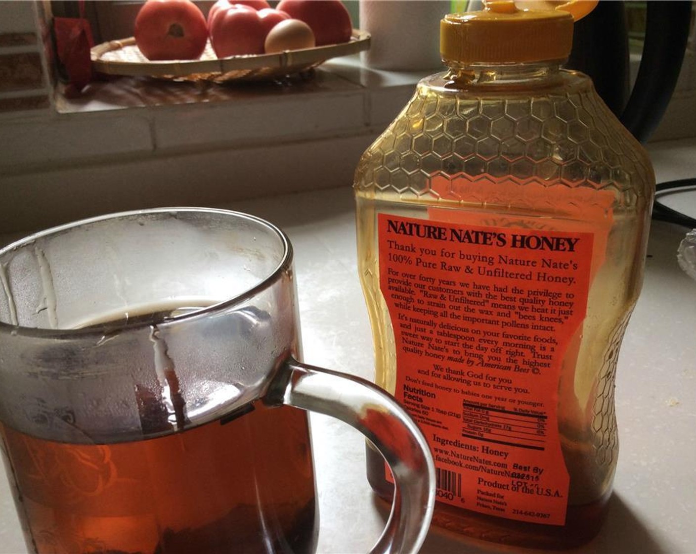 step 3 Spoon Honey (1/4 cup) in and stir.