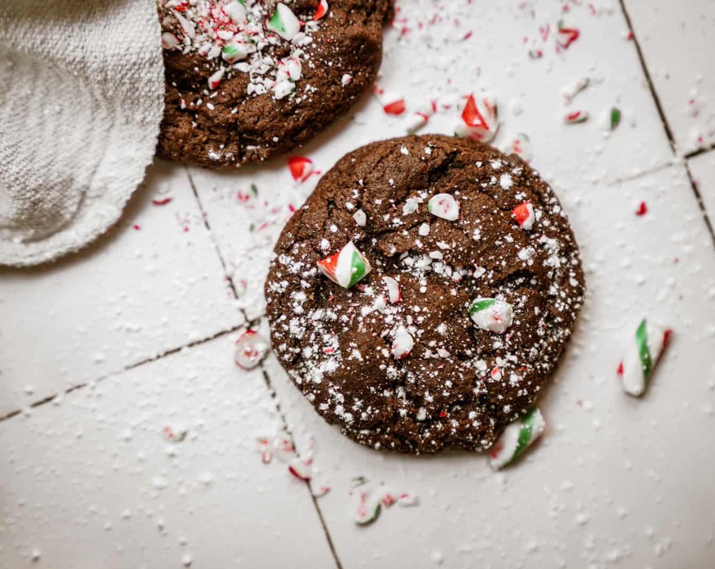 Double Chocolate Peppermint Cookies