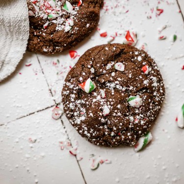 Double Chocolate Peppermint Cookies Recipe | SideChef