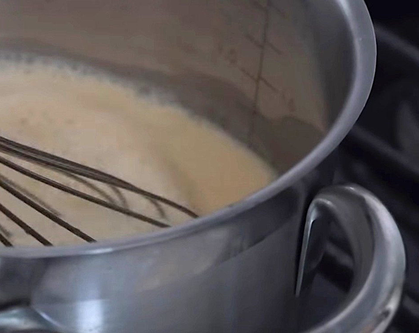 step 1 In a medium-sized saucepan, whisk together Non-Dairy Milk (2 cups), 100% Pumpkin Purée (2 Tbsp), and Maple Syrup (1 Tbsp); and cook on medium heat, stirring, until steaming.