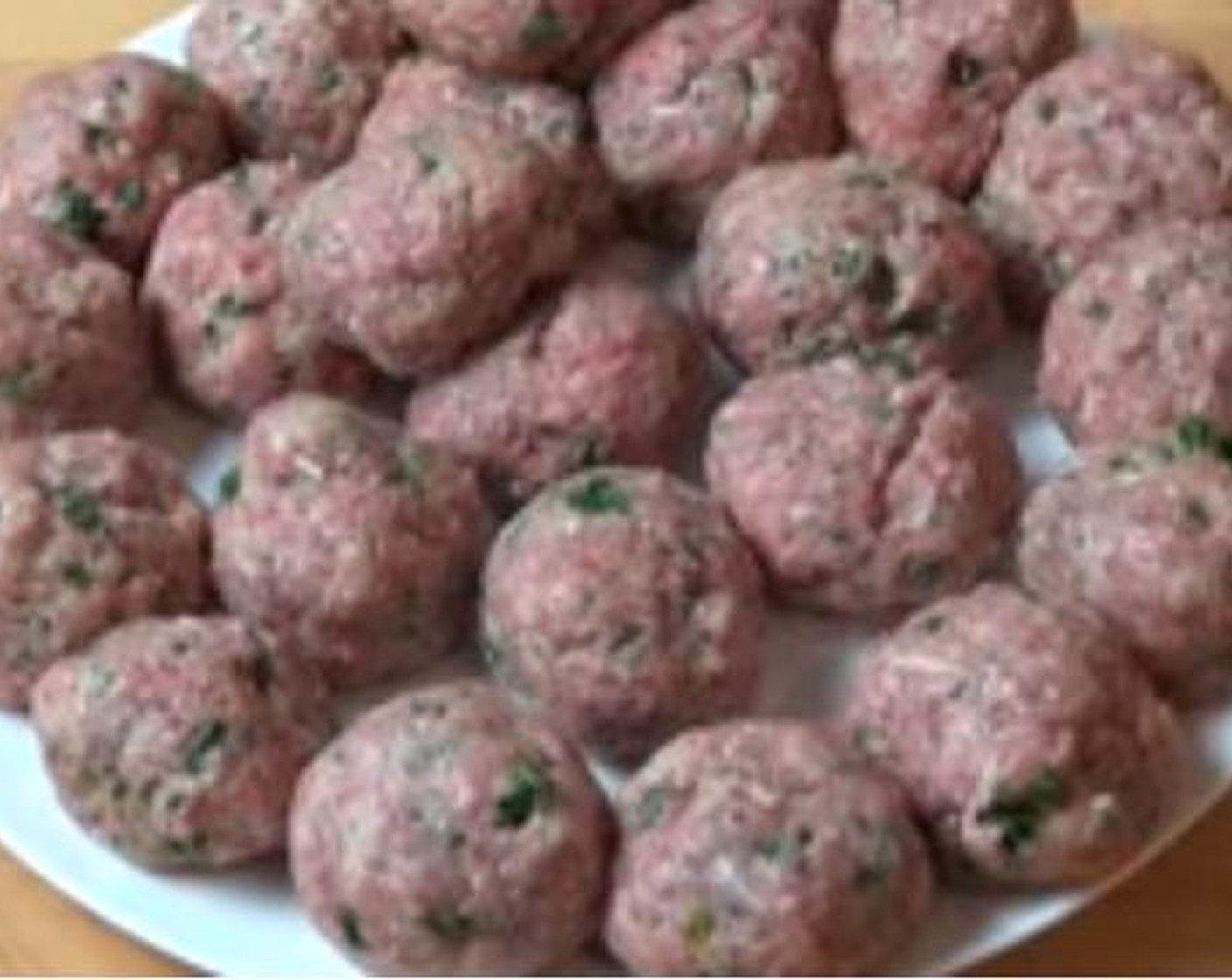 step 2 Take small bits of the meat and form them into small separate balls.