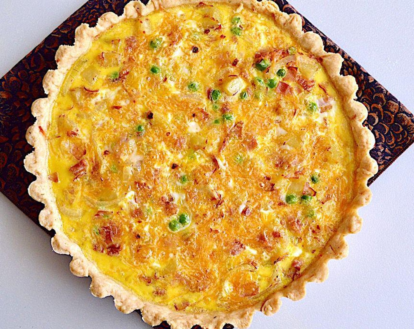 Loaded Ham Quiche