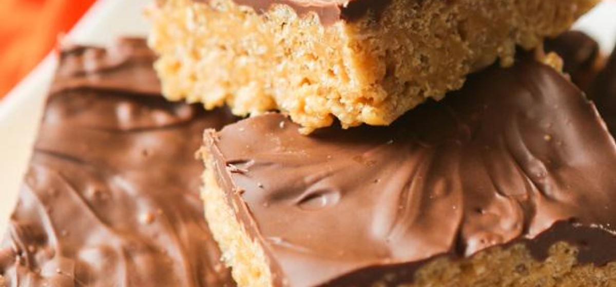 Chocolate Peanut Butter Rice Krispie Treats Recipe | SideChef