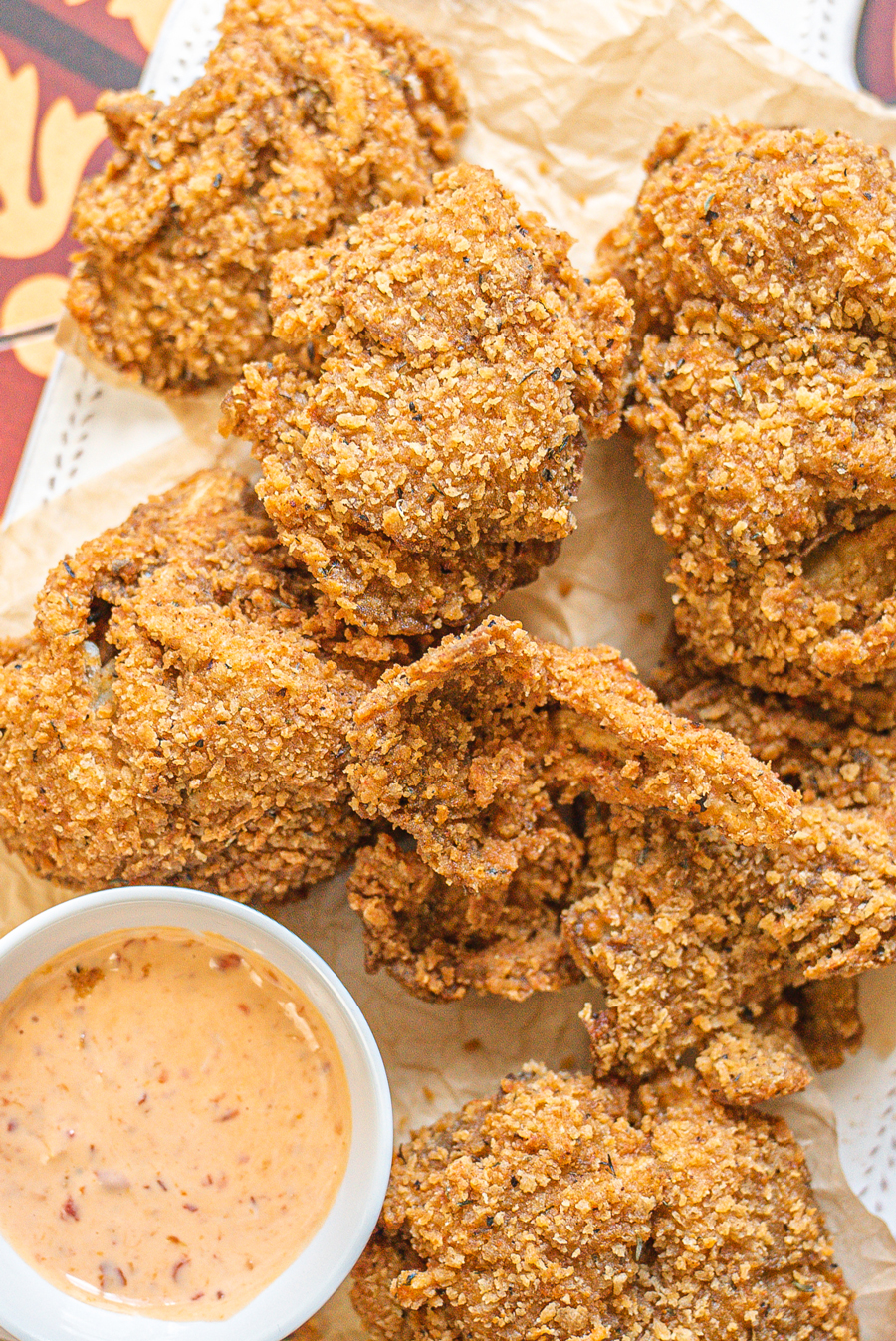 Oyster Mushroom Fried Chicken Recipe SideChef