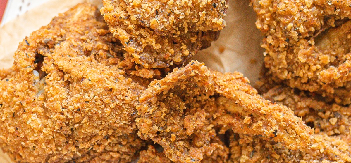 Oyster Mushroom Fried Chicken Recipe SideChef