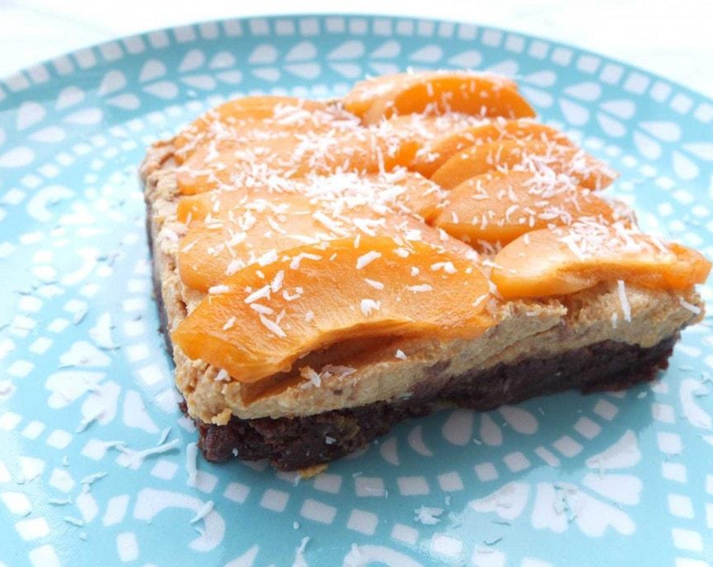 Raw Apricot Chocolate Tart