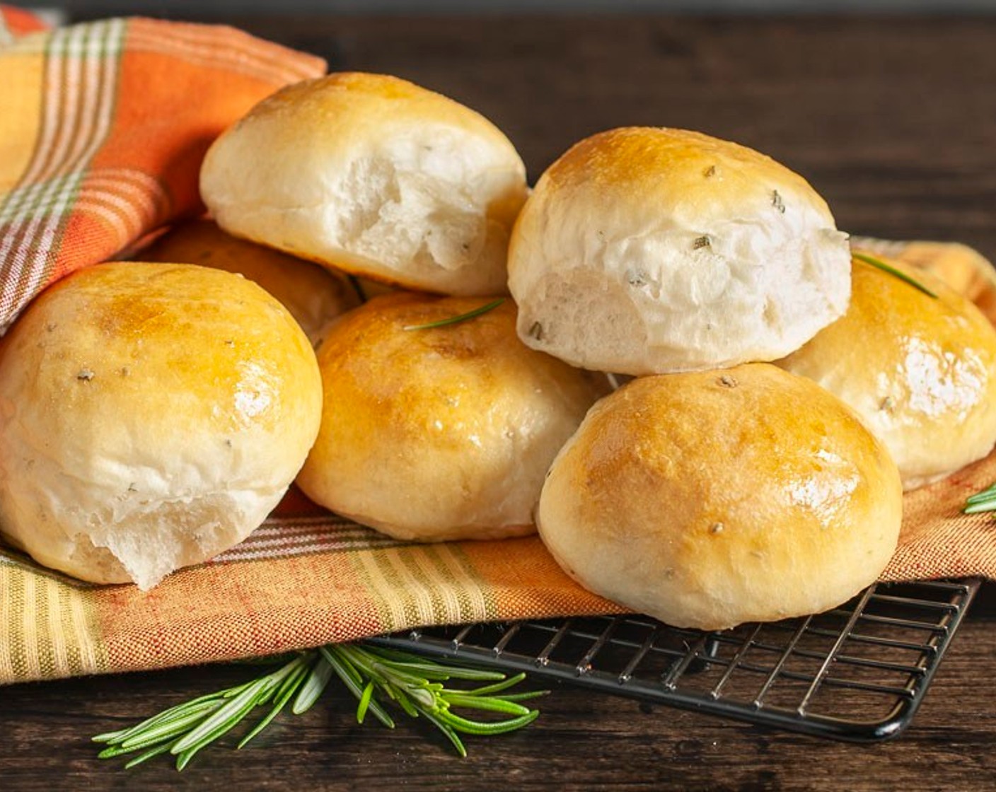 step 10 Remove from oven and slide onto a cooling rack, removing the parchment paper. Allow rolls to cool to slightly warm or room temperature for serving.