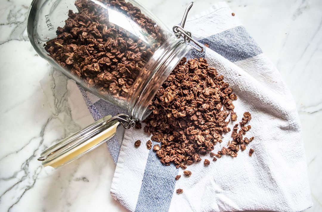Crunchy Chocolate Granola Recipe SideChef