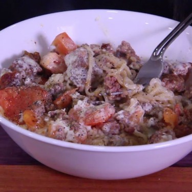 Pasta & Sausage Alfredo Recipe | SideChef