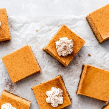 Pumpkin Cheesecake Bars Recipe | SideChef