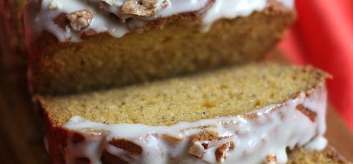 Maple Glazed Pumpkin Banana Bread Recipe | SideChef