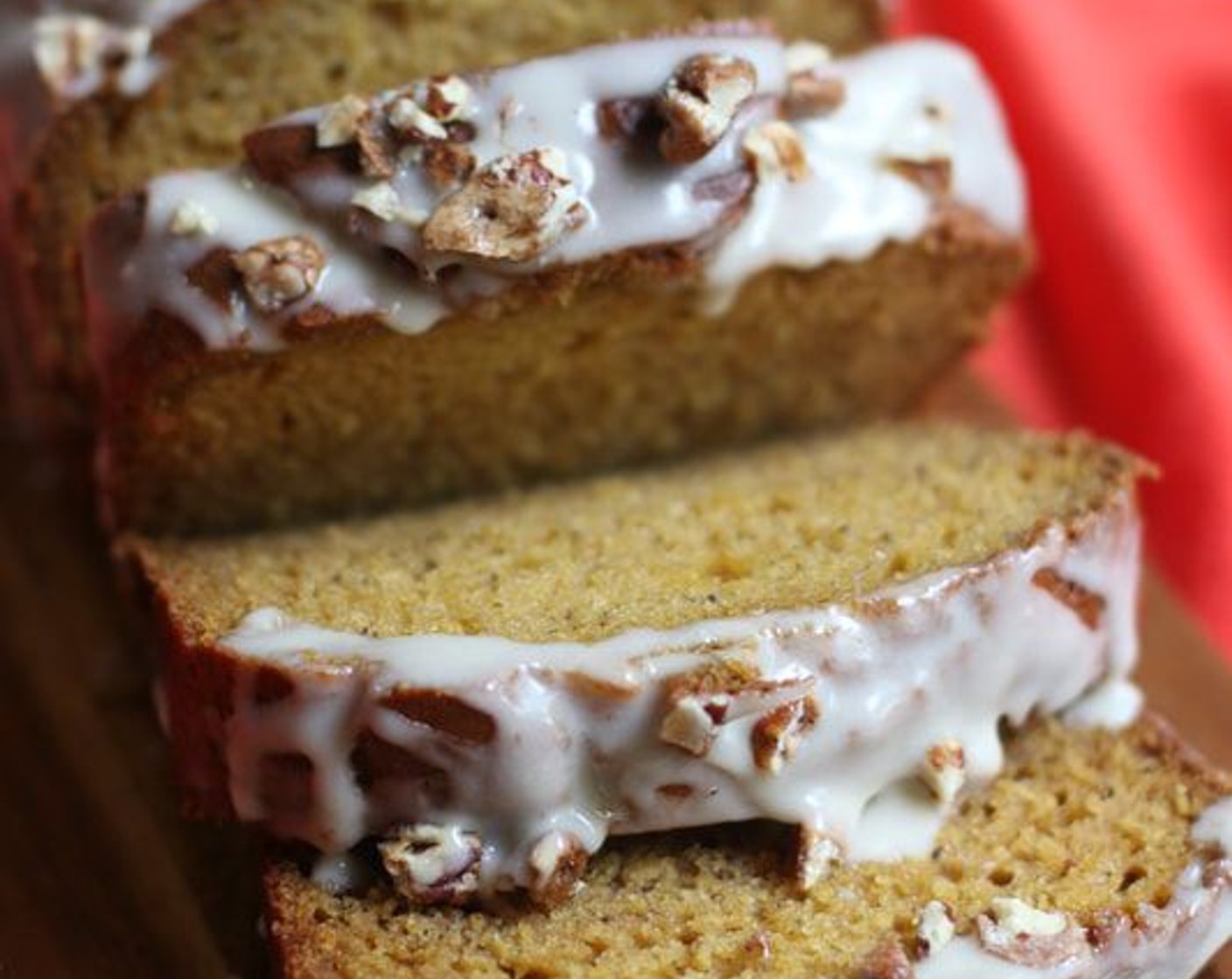 Maple Glazed Pumpkin Banana Bread