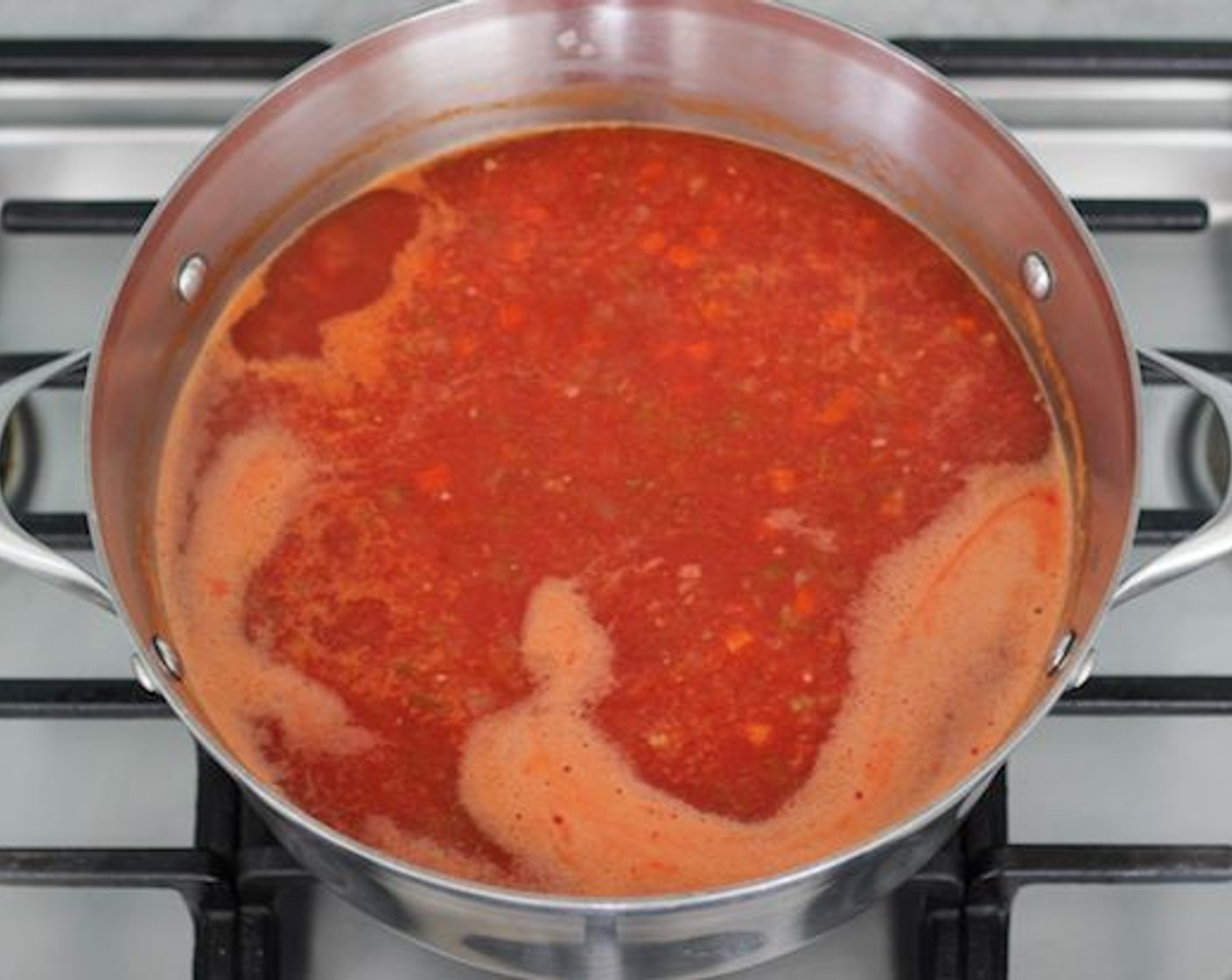 step 4 Pour into the pot and bring the soup to a boil. Season with salt and ground black pepper. You can also add some Italian seasoning or any other dry herbs to the soup.