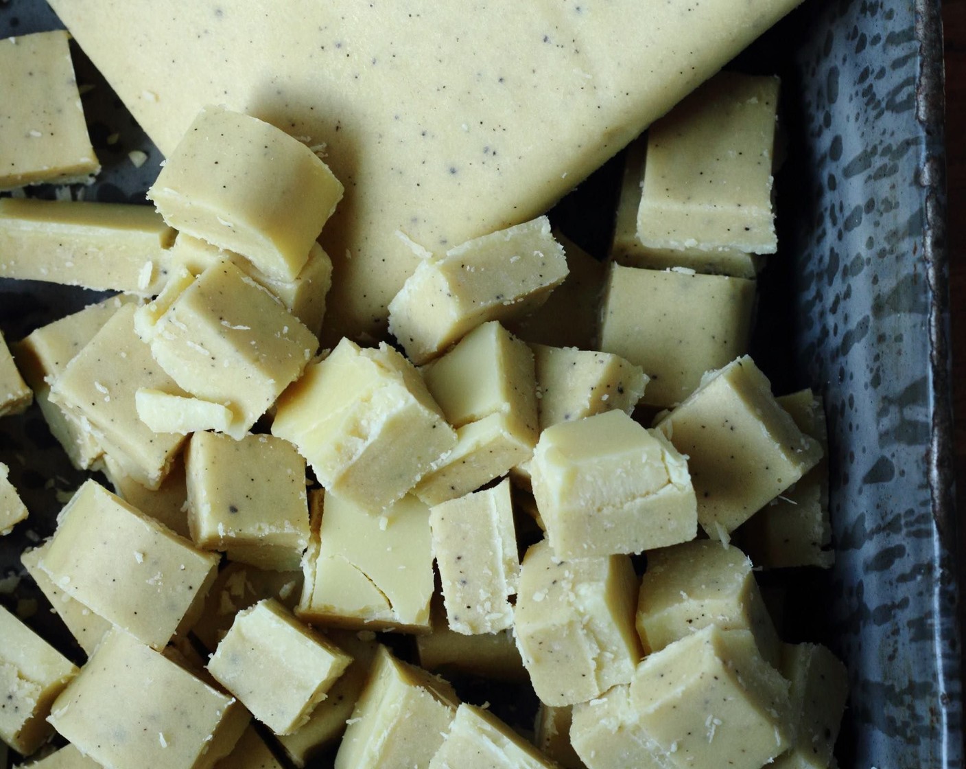 step 8 Remove white chocolate from parchment, store in an airtight container in a cool, dry place.