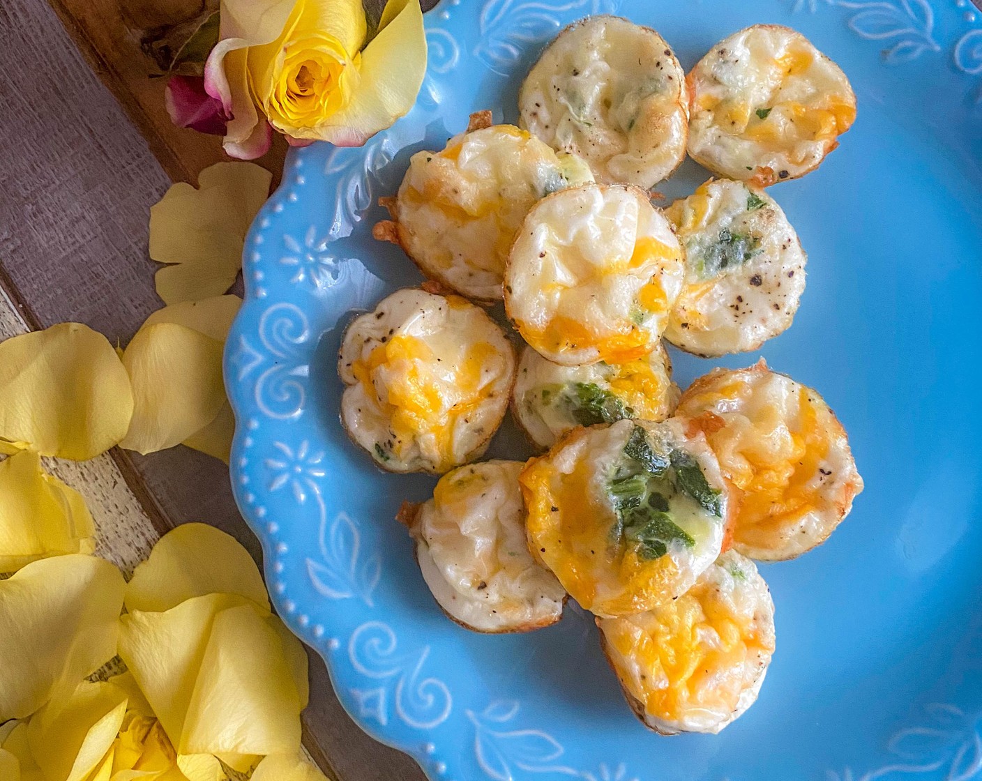 Egg White Bites with Spinach