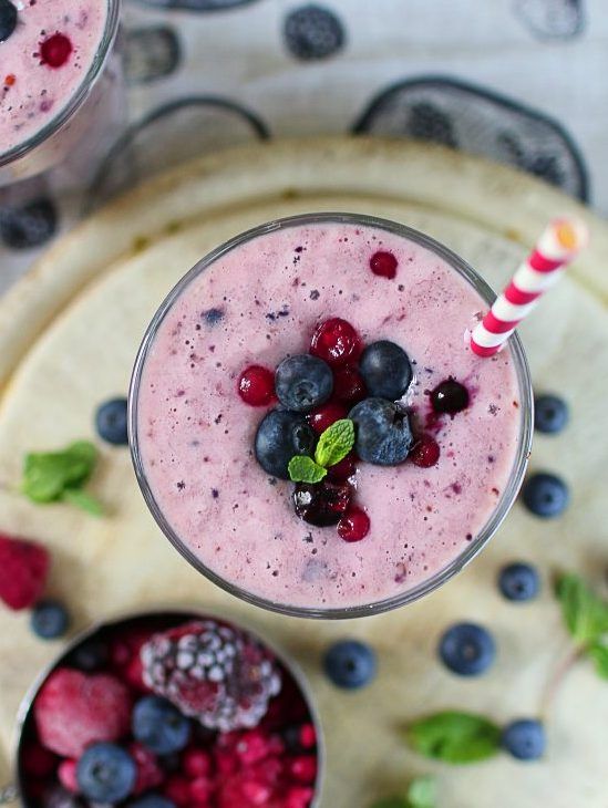 Mixed Berry Smoothie Recipe SideChef