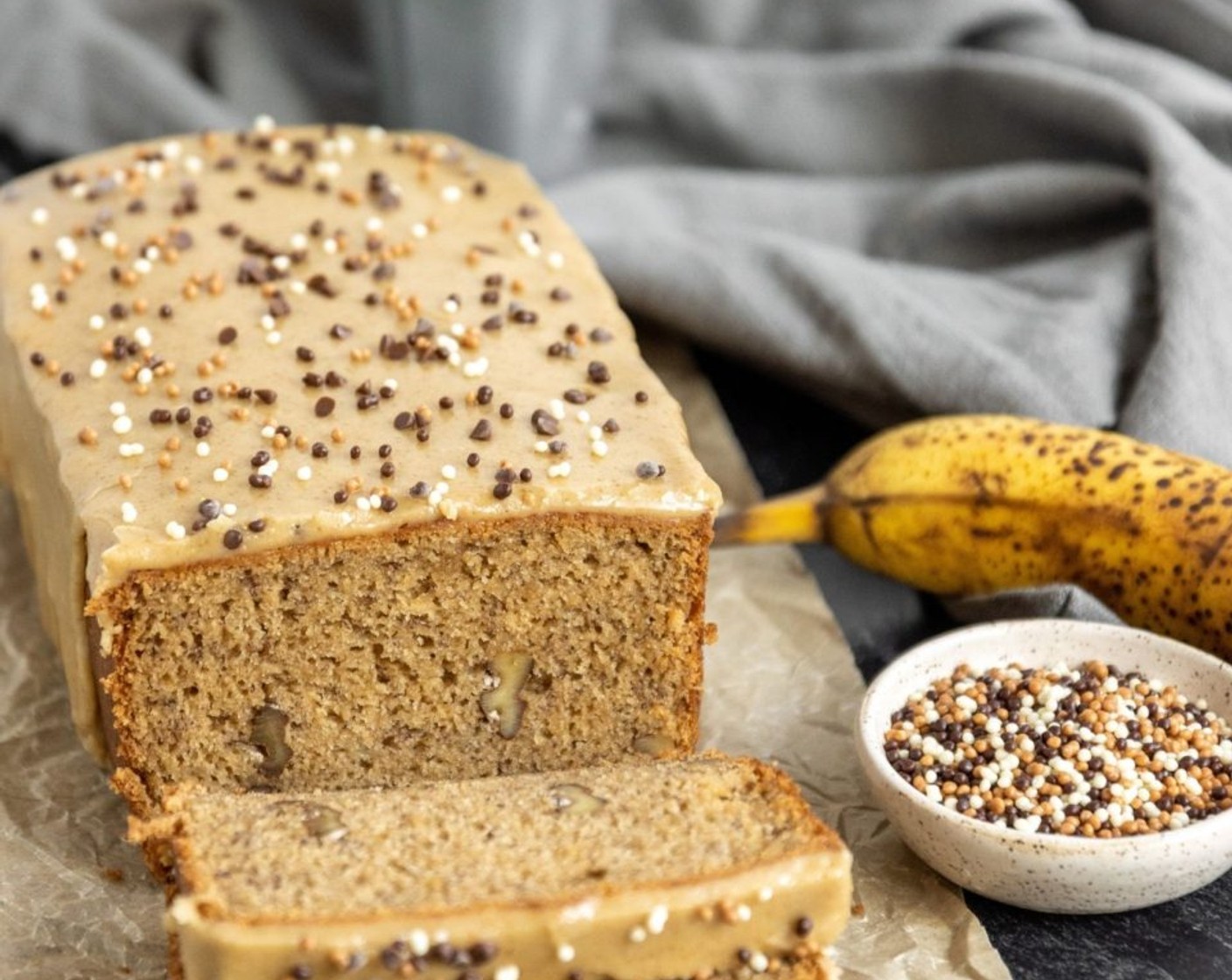 Eggless Banana Bread