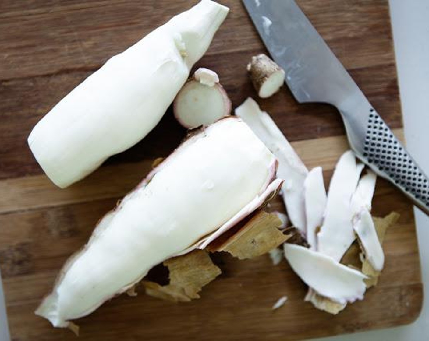 step 3 Peel the Cassava (2 cups).