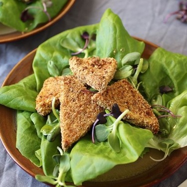 Spiced Hazelnut Crusted Tofu Recipe | SideChef
