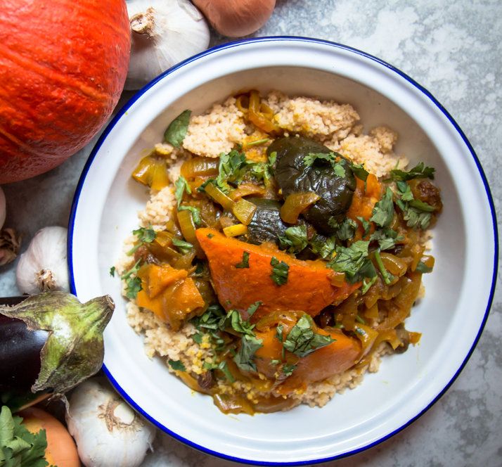 Aubergine and Pumpkin Tagine Recipe SideChef