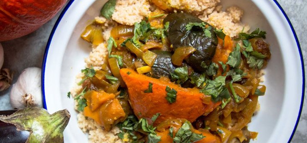Aubergine and Pumpkin Tagine Recipe SideChef