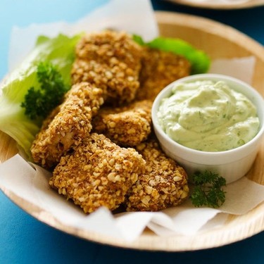 Almond Crusted Baked Tofu Nuggets Recipe | SideChef
