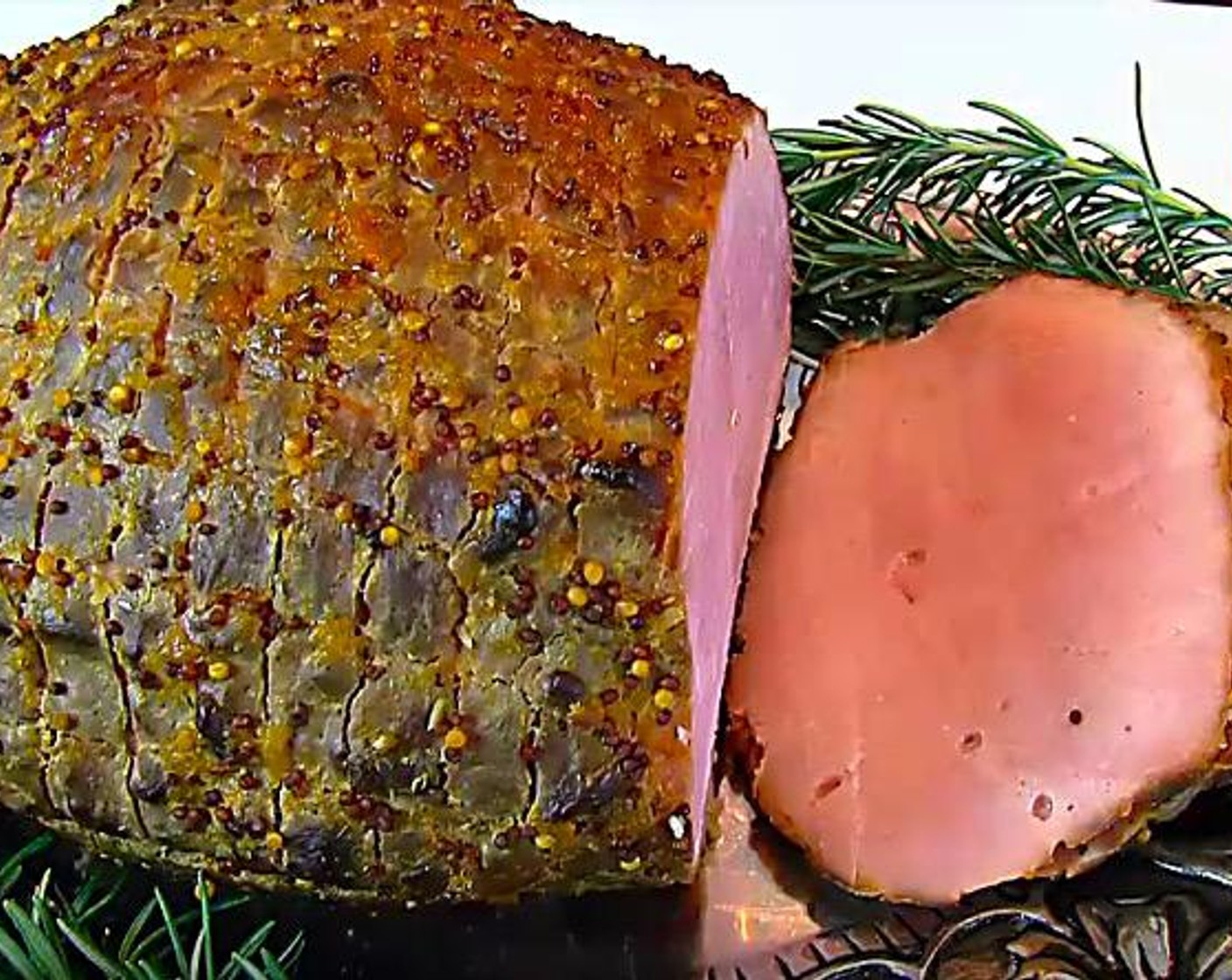 Baked Ham with Apricot-Mustard Glaze