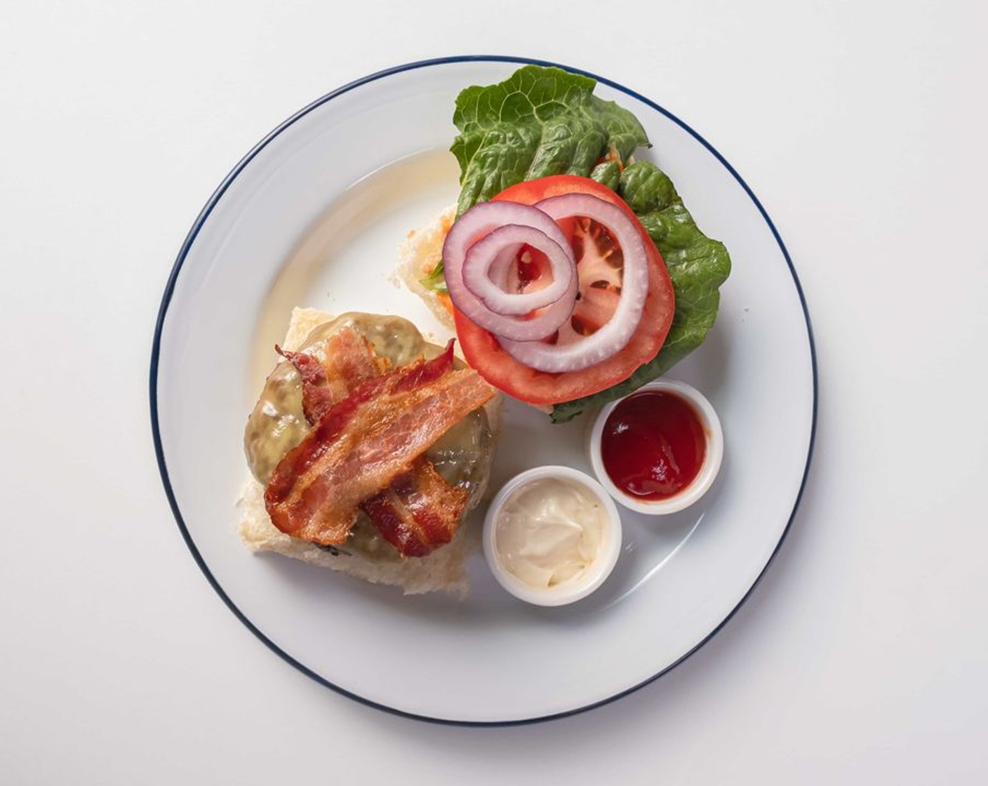 Mushroom-Blended Burger with Kickin’ Toppings