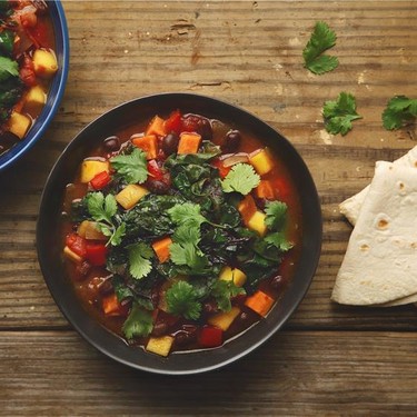 Brazilian Black Bean Stew with Tortillas Recipe | SideChef